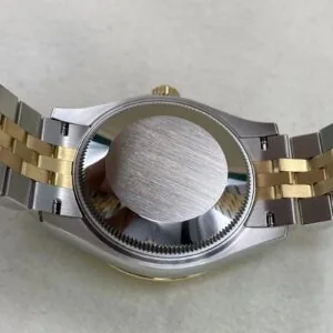 RLX Datejust m278273-0023/0024 31mm Black Mother-of-Pearl Dial Stainless Steel and Yellow Gold Oyster Watch