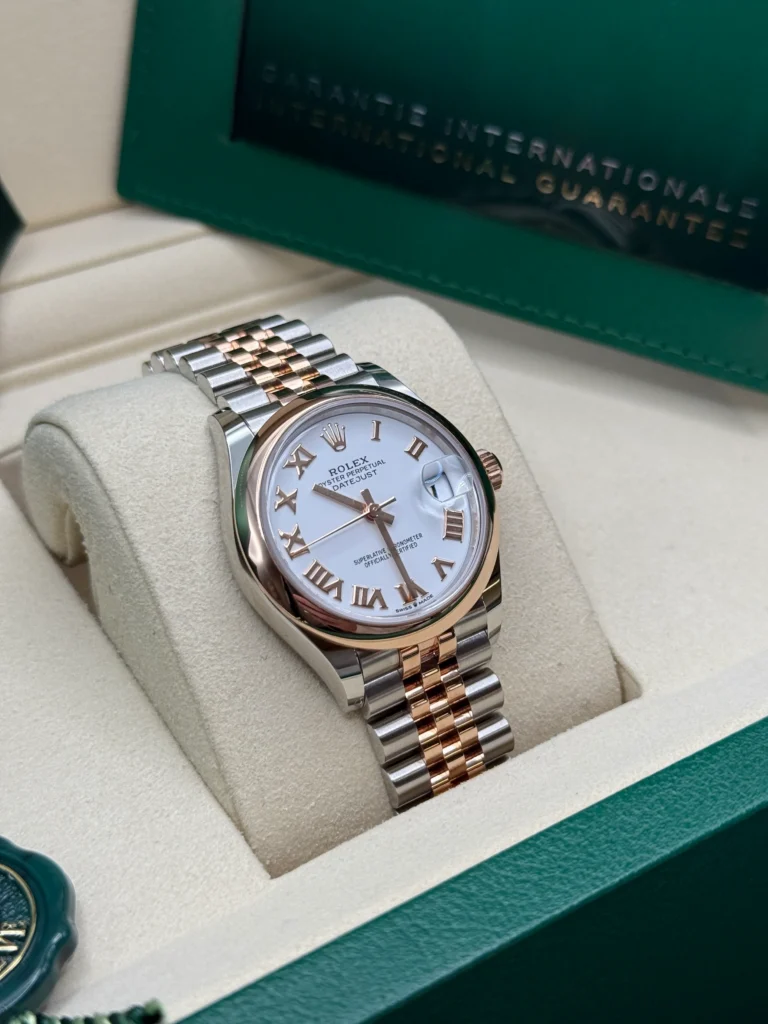 RLX Datejust m278241-0001/0002 White 31mm Dial Oyster Bracelet Watch
