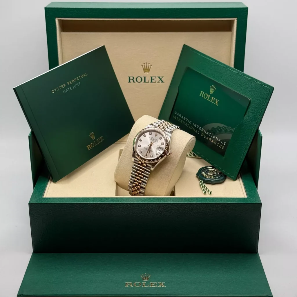 RLX Datejust m278341-0015/0016 Silver Dial 31mm Oyster Bracelet