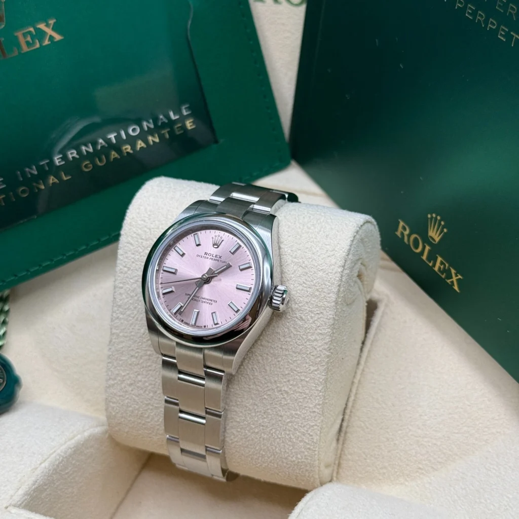 RLX Oyster Perpetual 31mm 277200-0009 Pink Dial Oyster Bracelet Watch