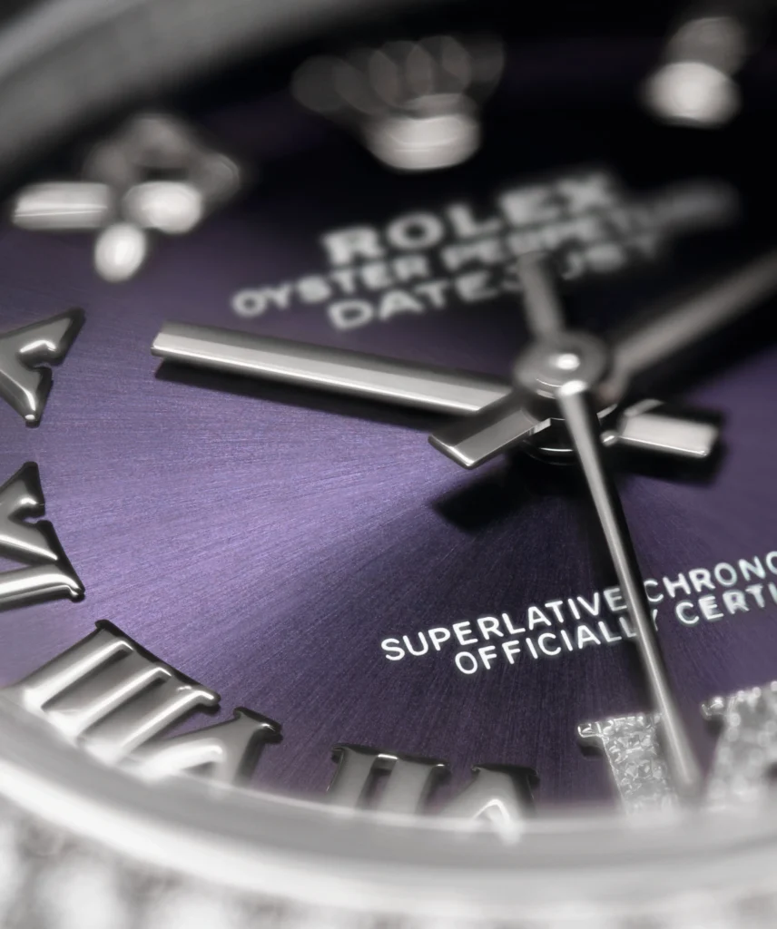 RLX Datejust m278384RBR-0029/0030 Aubergine 31mm Dial Jubilee Watch