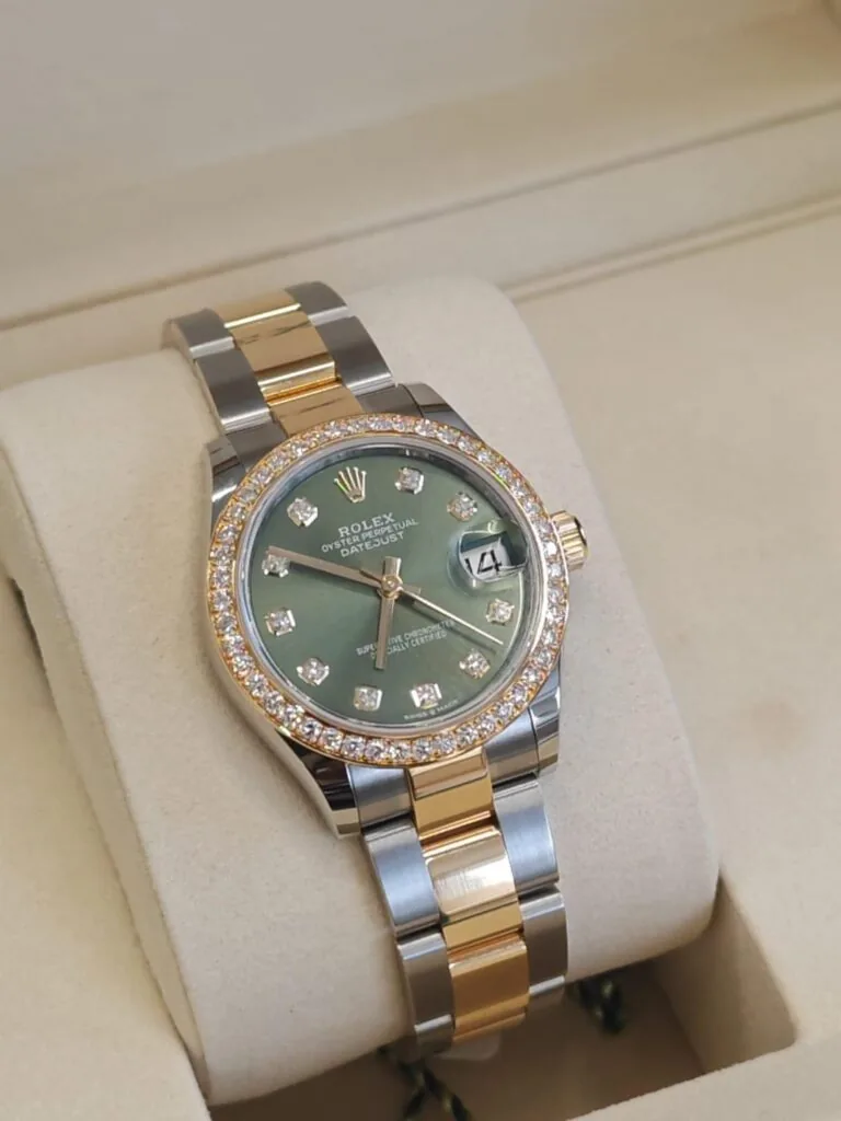 RLX Datejust m278383RBR-0029/0030 31mm Olive Green Dial Oyster Bracelet