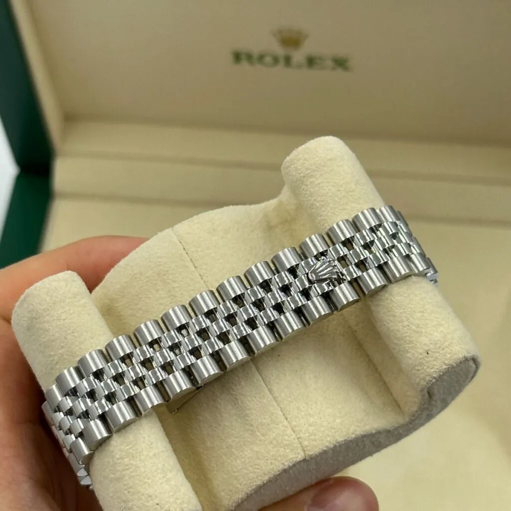 RLX Datejust m278344-0019/0020 Mint Green Dial 31mm Domed Diamond Oyster Watch