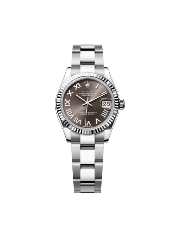 RLX Datejust m278274-0021/0022 Dark Grey Roman 31mm Dial Oyster Watch