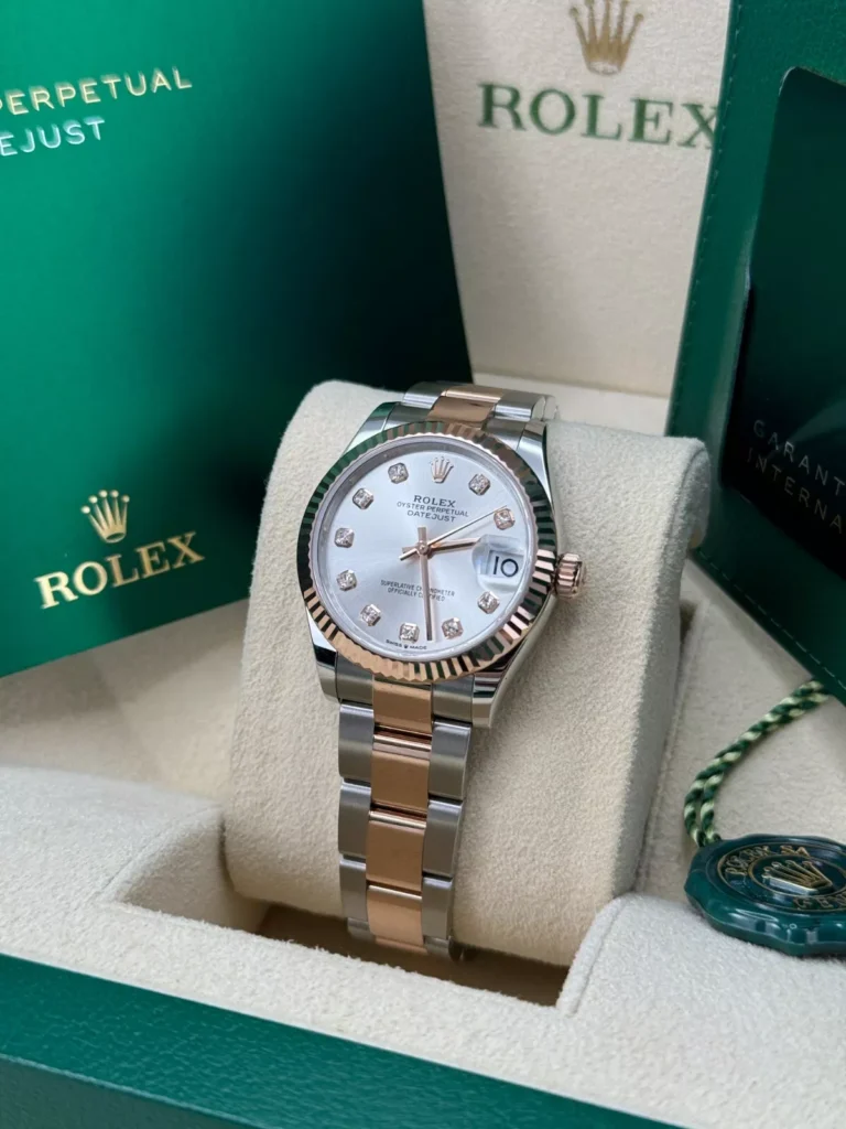 RLX Datejust m278271-0015/0016 Silver 31mm Dial Oyster Bracelet Watch