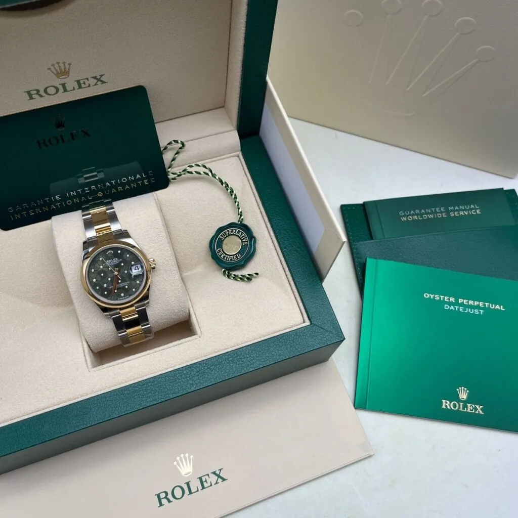 RLX Datejust m278243-0031/0032 31mm Green Dial watch