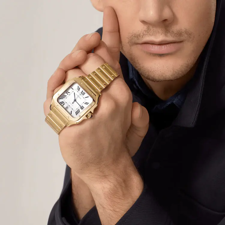 CARTIER SANTOS Large Model Gold WGSA0029 - United Luxury