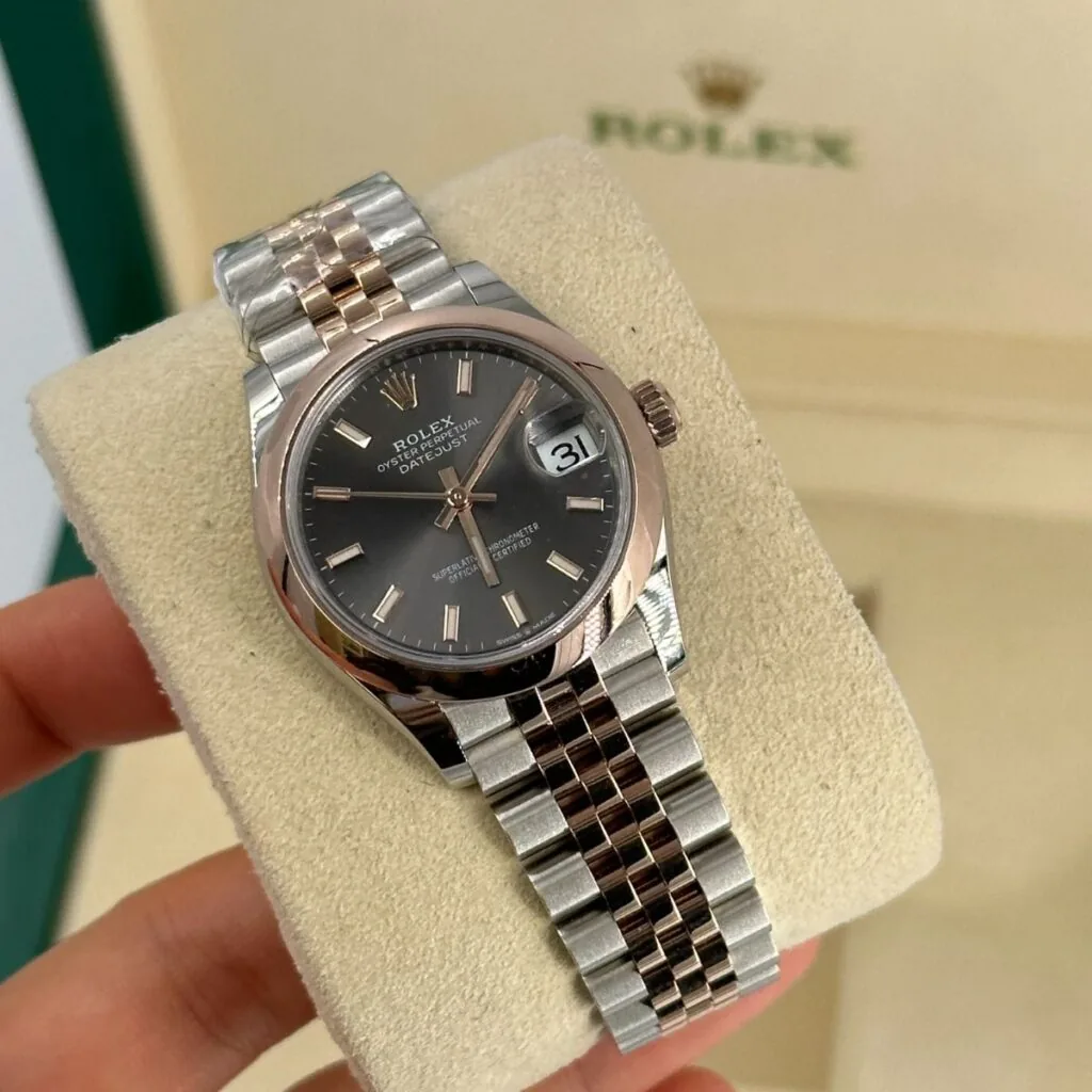 RLX Datejust m278241-0017/0018 Slate 31mm Dial Oyster Bracelet Watch