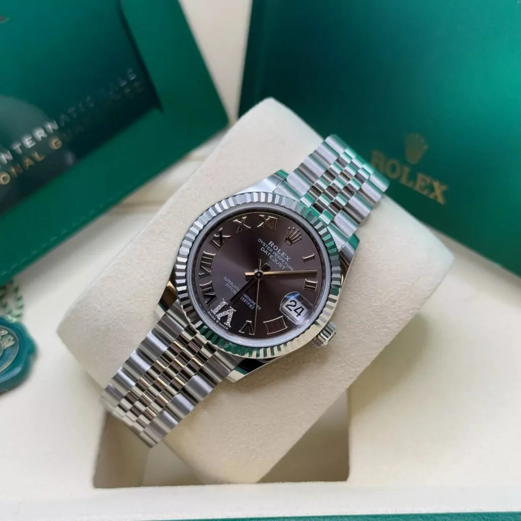 RLX Datejust m278274-0027/0028 Dark Grey 31mm Dial Oyster Watch