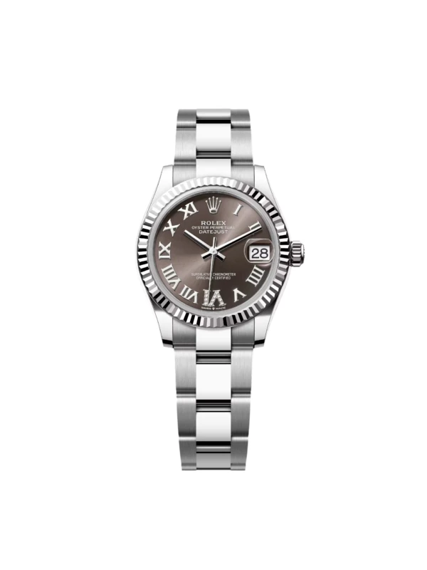 RLX Datejust m278274-0027/0028 Dark Grey 31mm Dial Oyster Watch