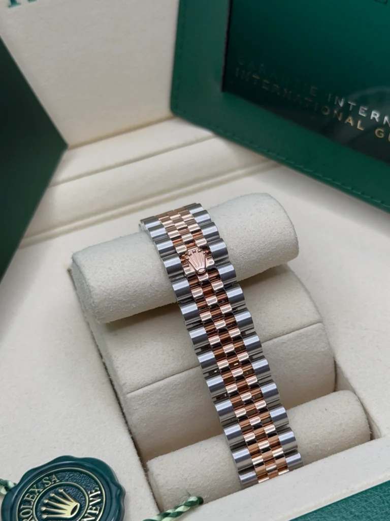 RLX Datejust m278381-0027/0028 Chocolate Diamond 31mm Dial Diamond-Set Bezel and Oyster Bracelet Watch