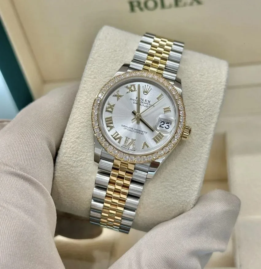 RLX Datejust m278383RBR-0003/0004 31mm Silver Dial Oyster Bracelet