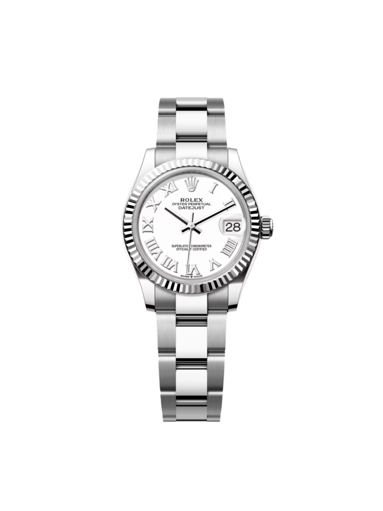 RLX Datejust m278274-0009/0010 White 31mm Dial Oyster Watch