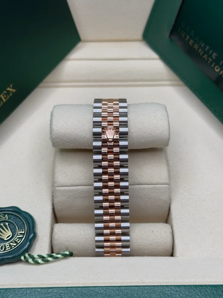 RLX Datejust m278381-0027/0028 Chocolate Diamond 31mm Dial Diamond-Set Bezel and Oyster Bracelet Watch