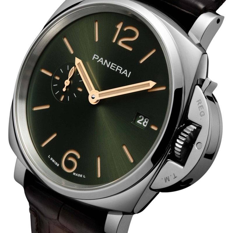 【7A Quality】Panerai Luminor Due Green Platinumtech™ 42mm